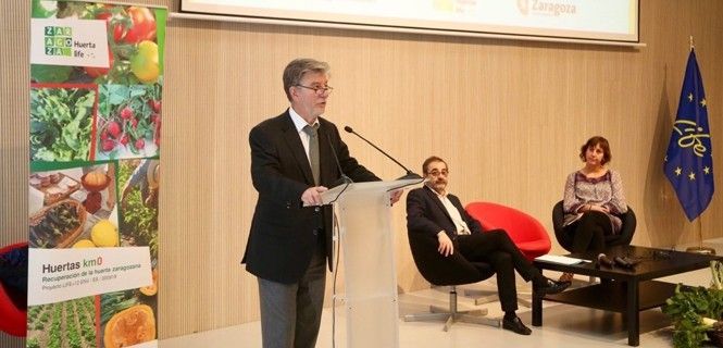 El alcalde de Zaragoza, Pedro Santisteve, ha inaugurado el encuentro / Foto: EP - Ayuntamiento de Zaragoza