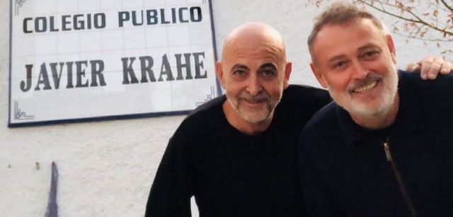 Riki López (izquierda [Mallorca]) junto a Pablo Carbonell (derecha)