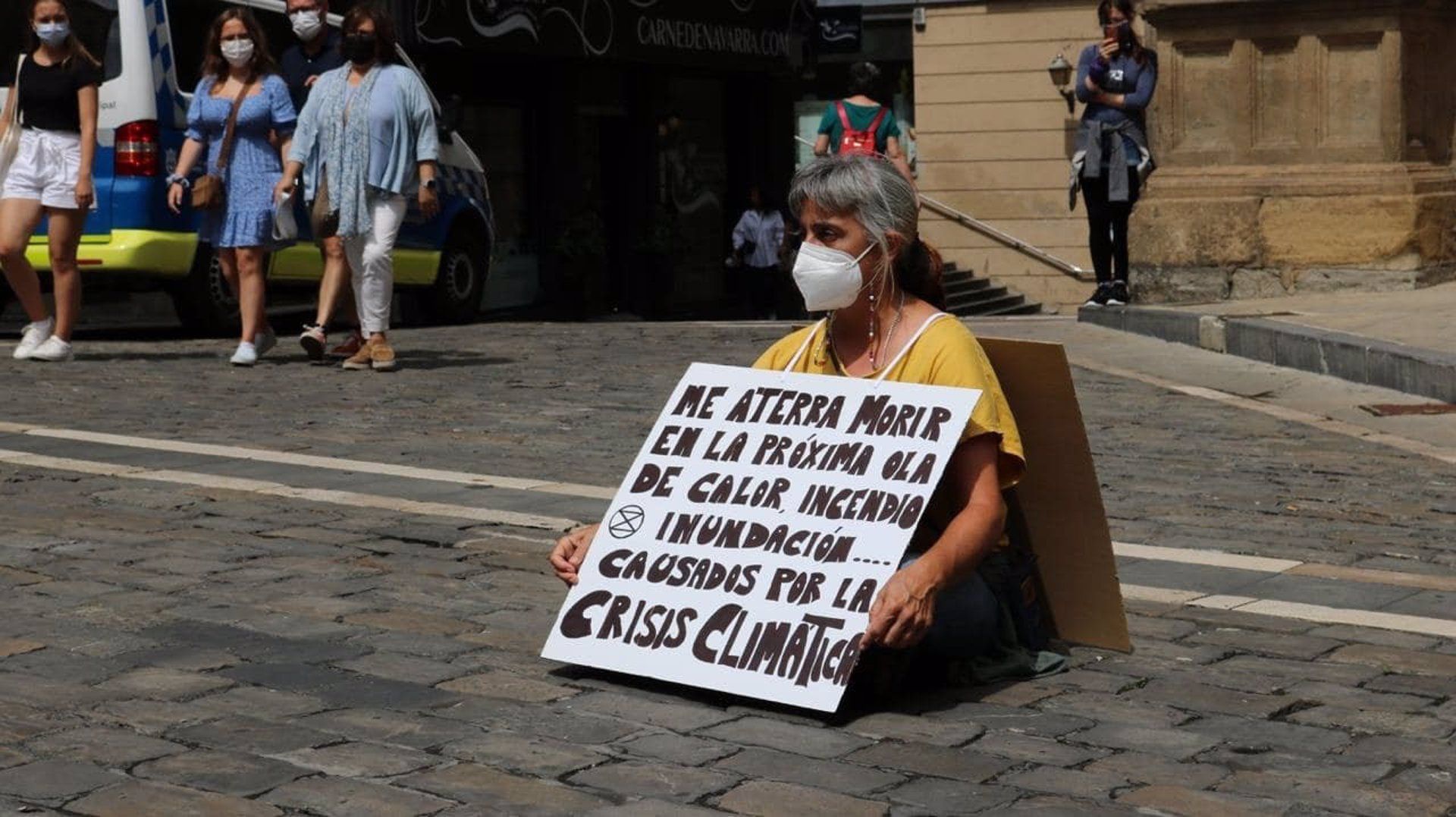 Protesta de Extinction Rebellion por la inacción climática / Foto: EP