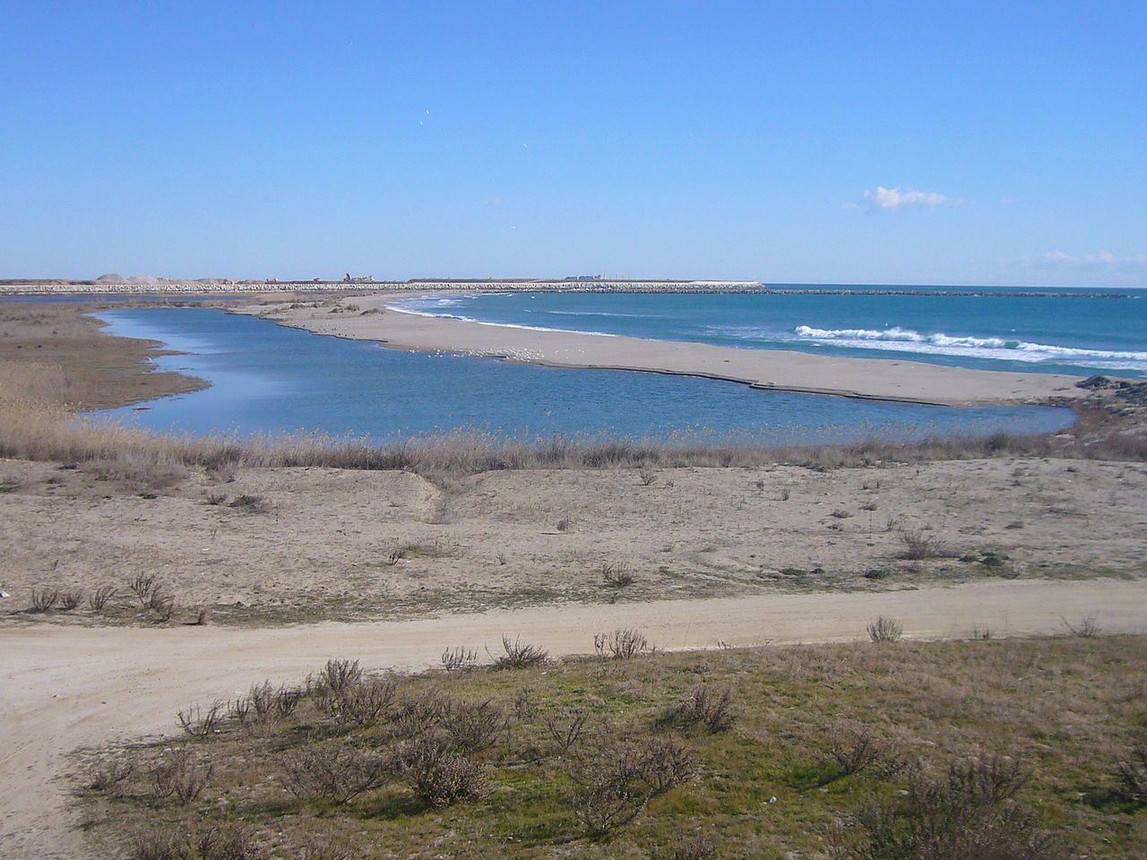 Delta del Llobregat donde prodría ampliarse el aeropuerto de Barcelona / Foto: Vikipedia