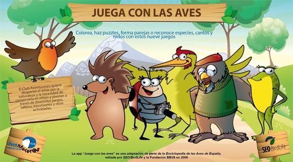 Una 'app' para jugar con las aves Una 'app' para jugar con las aves