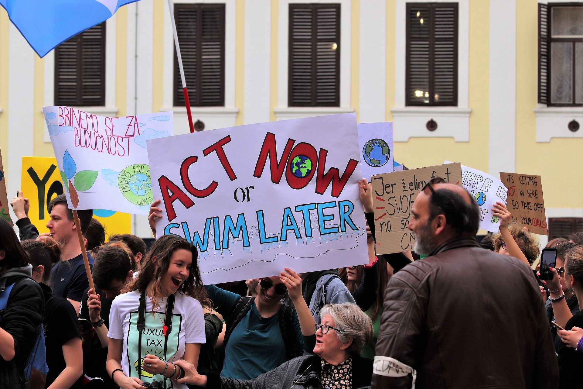 Manifestación de Fridays For Future contra la inacción de los políticos frente a la crisis climática / Foto: Goran Horvat - Pixabay