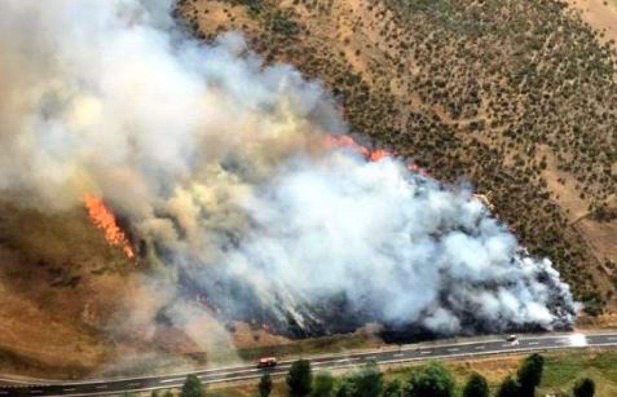 Fuego en Navalacruz, Ávila / Foto: EP