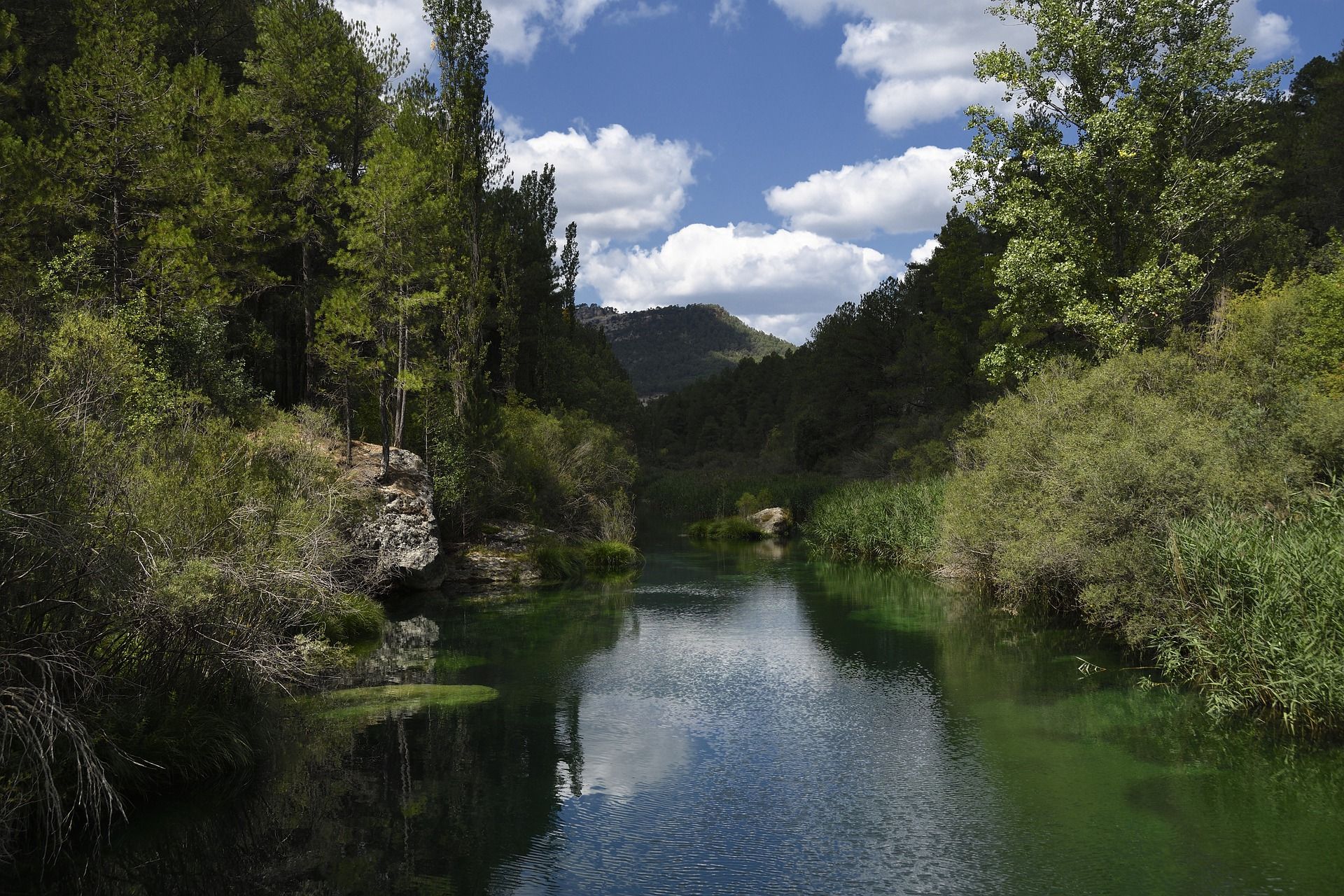 Vistas del río Tajo. Preocupación por los cursos altos del Tajo y Guadiana / Foto: Gervasio Ruiz - Pixabay