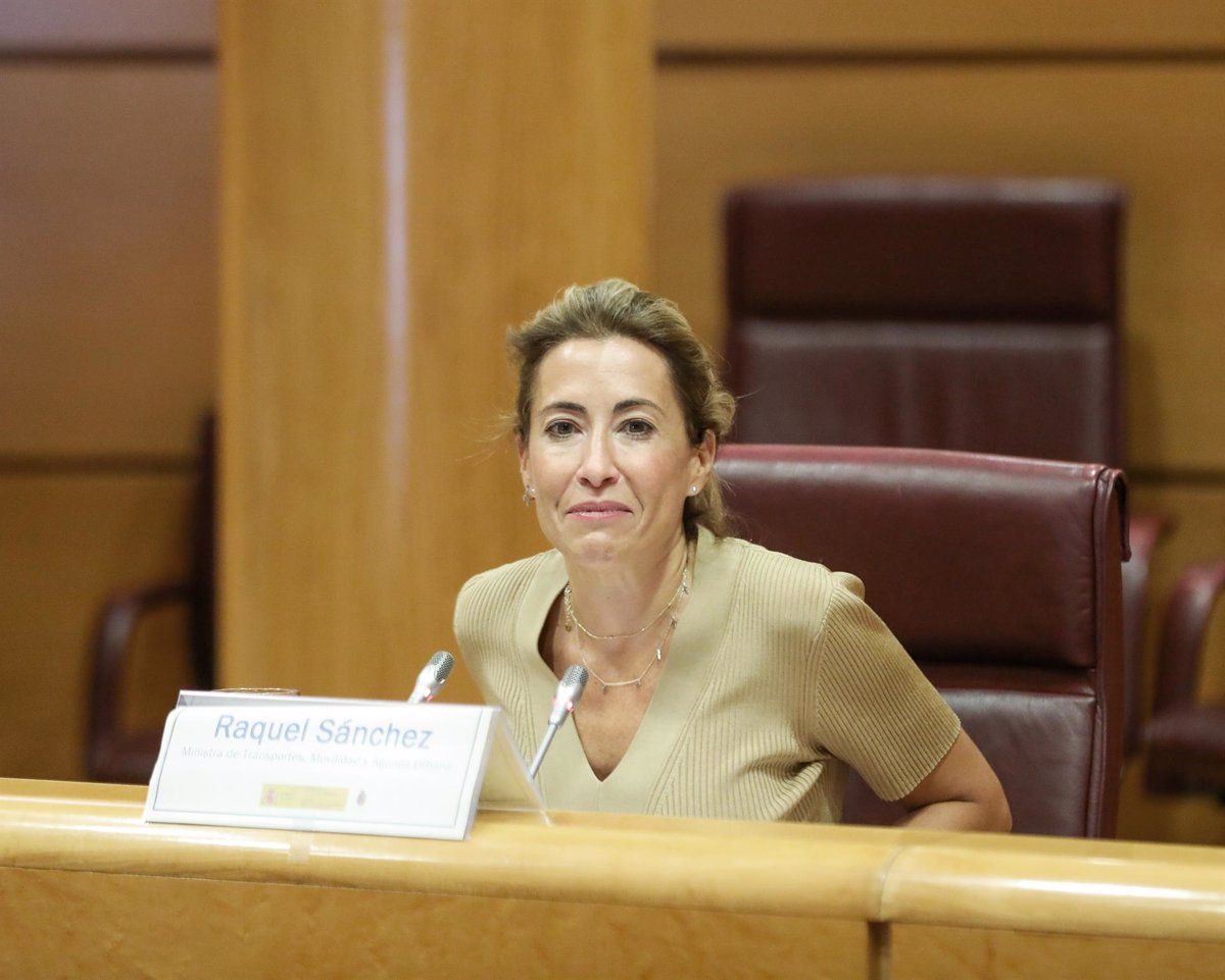 La ministra de Transportes, Movilidad y Agenda Urbana, Raquel Sánchez / Foto: Marta Fernández Jara - EP