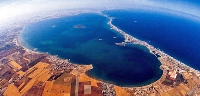 Vista aérea del Mar Menor  / Foto: Ayuntamiento de Cartagena