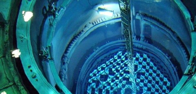 Interior del núcleo del reactor de Santa María de Garoña / Foto: Nuclenor