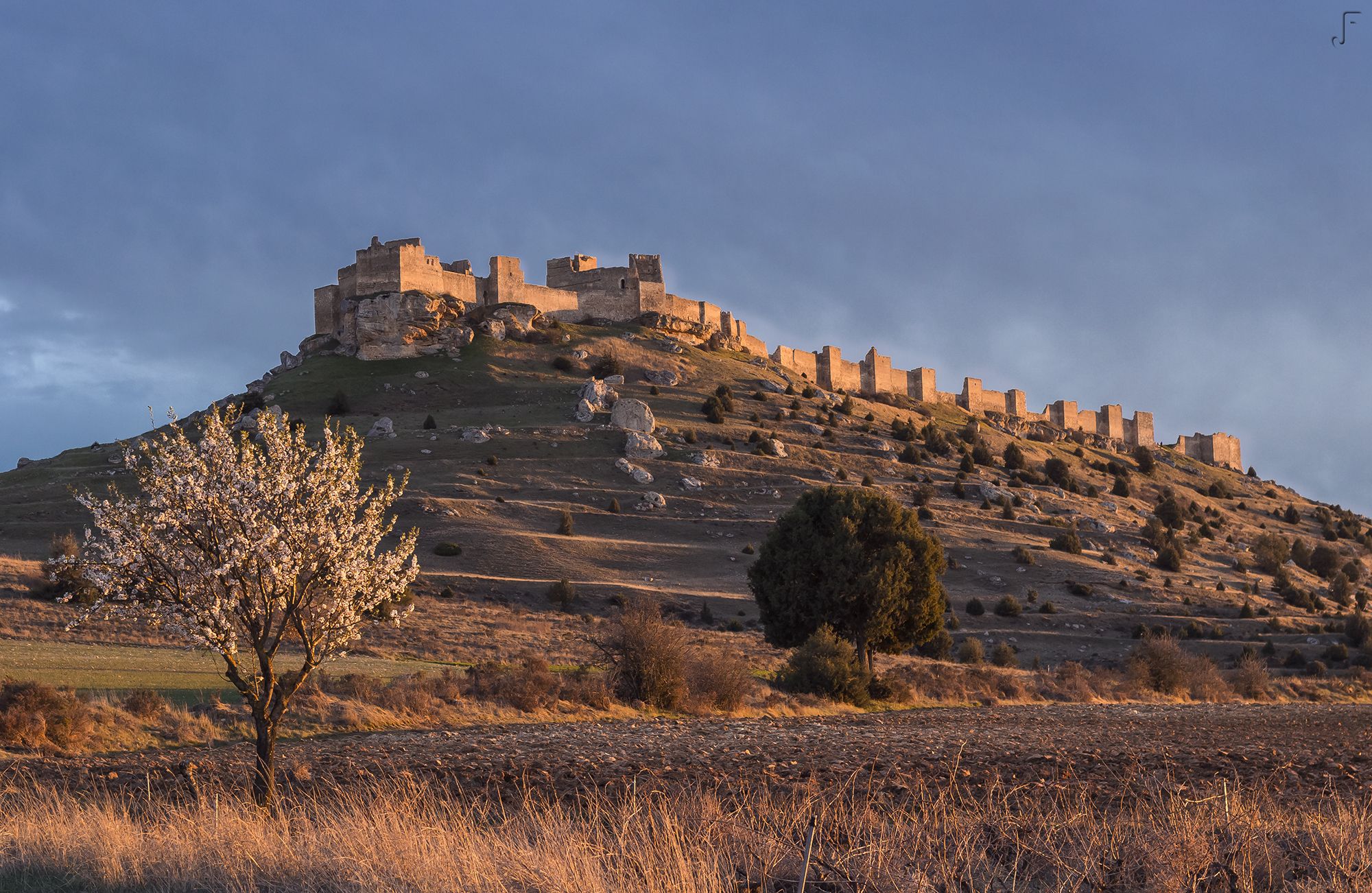 El Castillo de Gormaz es una fortaleza de origen musulmán situada junto al municipio homónimo en Soria, España / Foto: Juan F. Esteban Barahona - Wikimedia