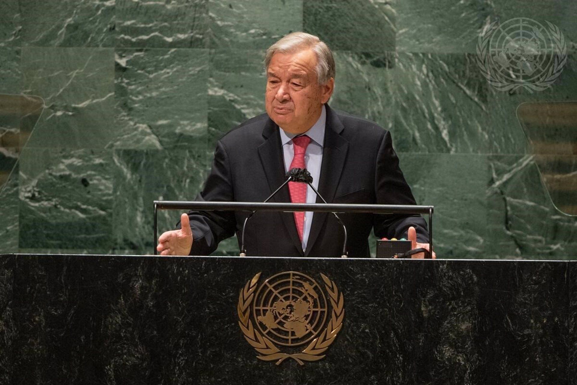 El secretario general de la ONU, António Guterres, en la apertura de la Asamblea General / Foto: EP