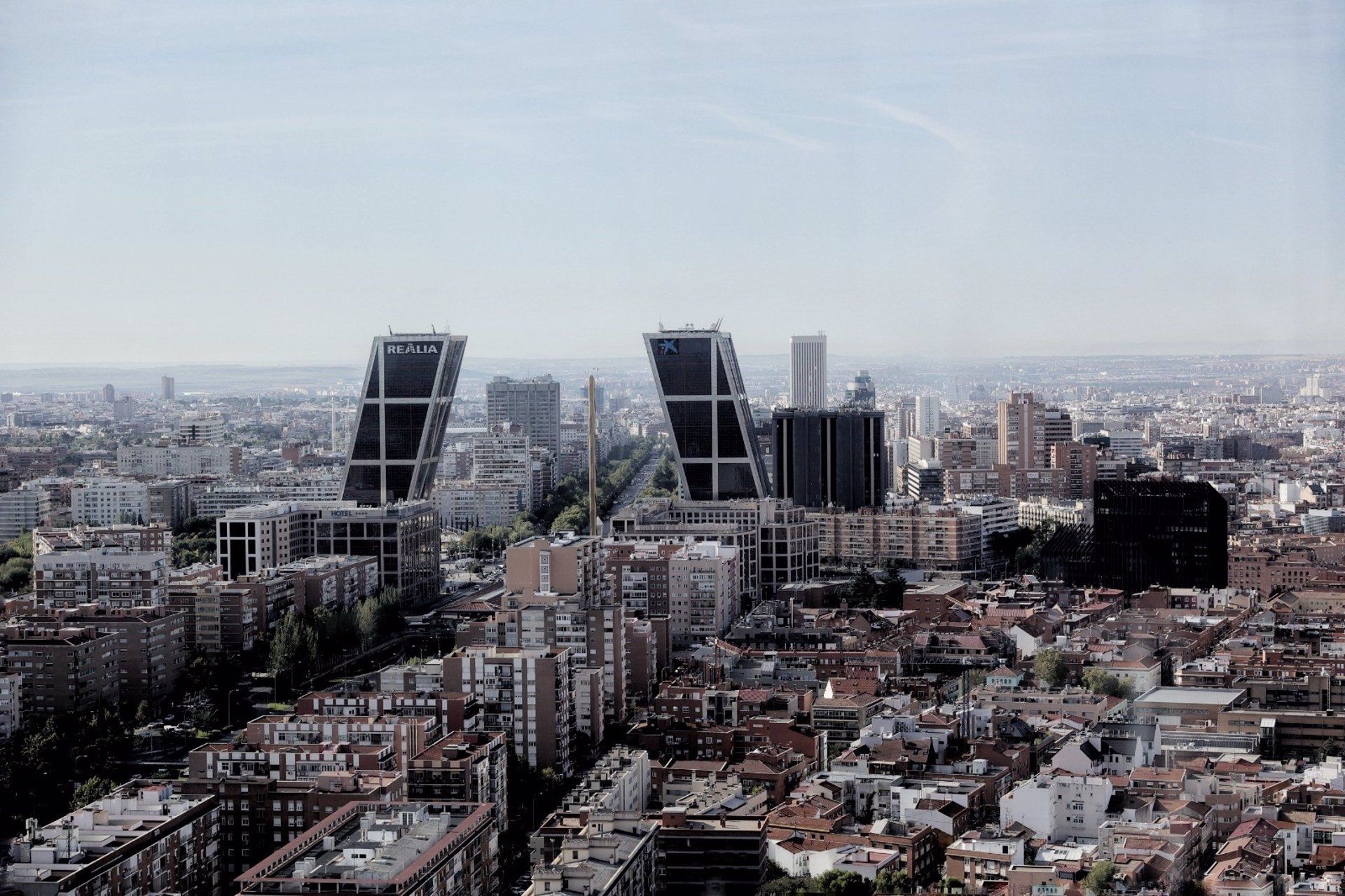 Vista panorámica de la ciudad de Madrid donde comienza a funcionar la Zona de Bajas Emisiones de Distrito Centro de Madrid / Foto: EP