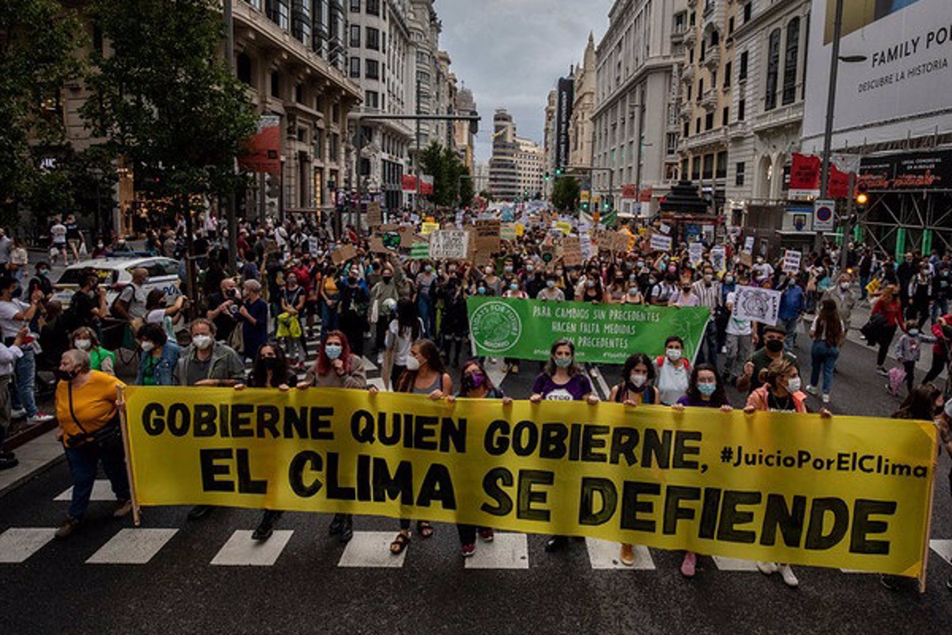 Manifestaciones por toda España exigen continuar con el 'Juicio por el Clima' / Foto: EP