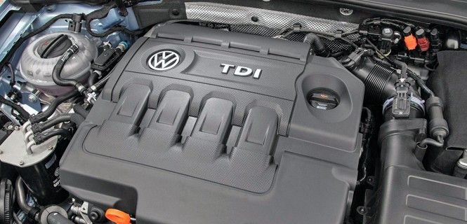 Motor TDI de un vehículo de la compañía alemana / Foto: EP - VW