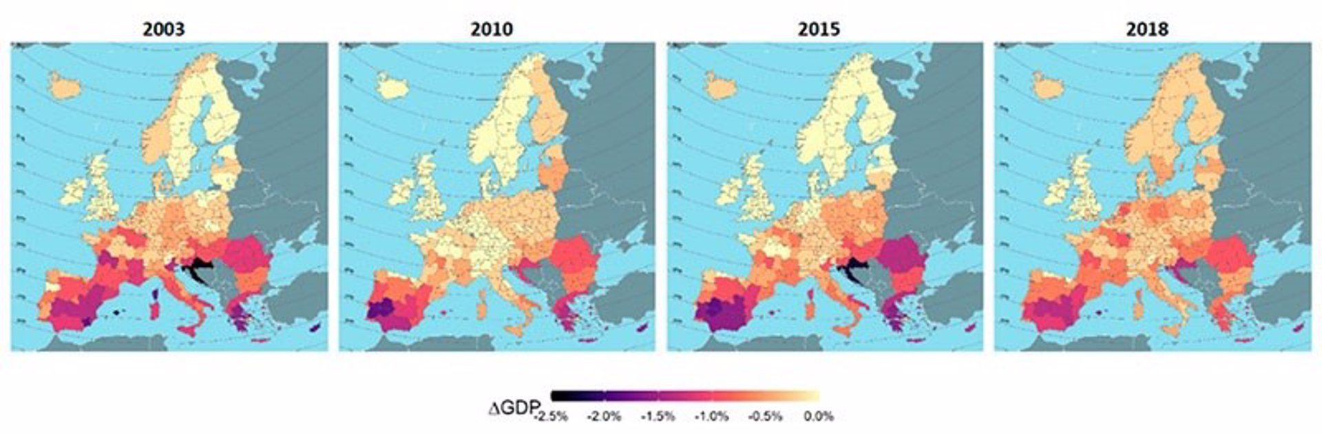 Gráfico sobre olas de calor provocadas por el cambio climático / Imagen: EP