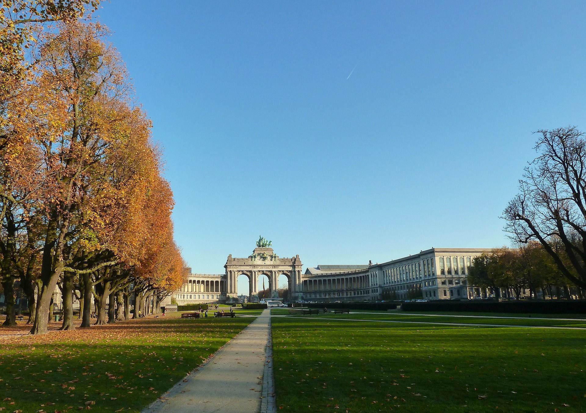 Una de las zonas verdes en Bruselas, Bélgica / Foto: David Mark - Pixabay