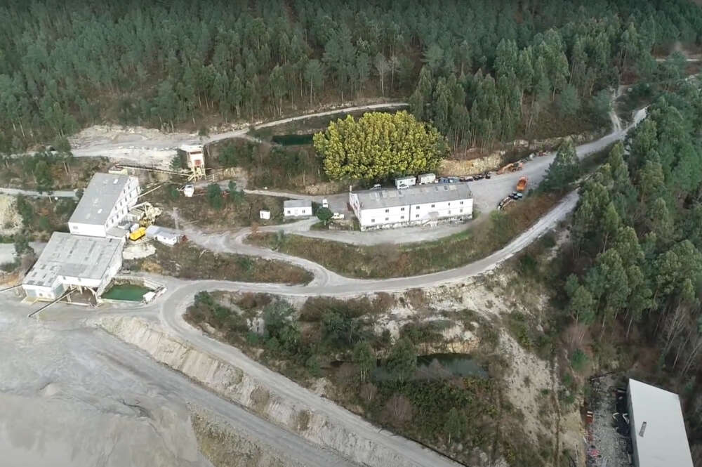 Complexo mineiro San Finx en Lousame. El CSN requiere estudio radiológico / Foto: Ecologistas en Acción