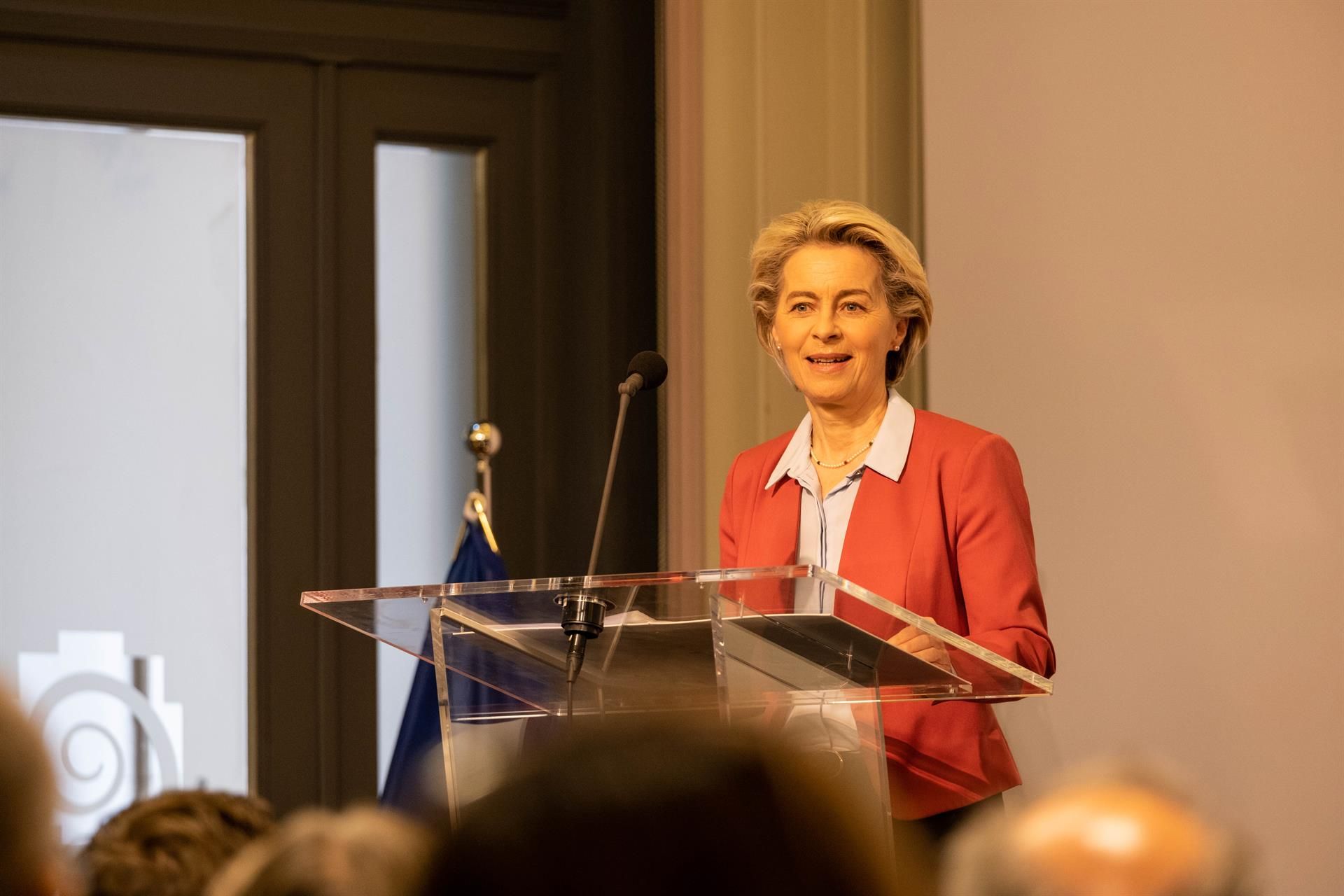 La presidenta de la Comisión Europea, Ursula von der Leyen, considera que el punto de partida de la COP26 "no es bueno" / Foto: Hadrien Dure - BELGA - dpa - EP