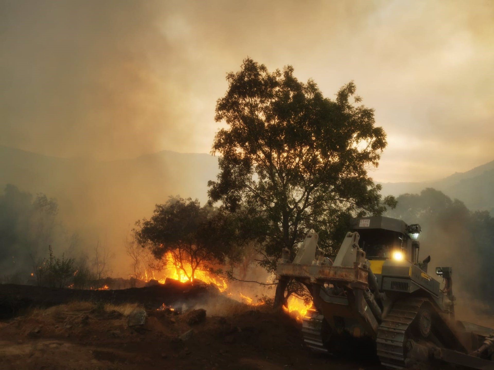Incendio forestal en Navalacruz. Un total de 85.144 hectáreas se han quemado en España hasta octubre  / Foto: EP