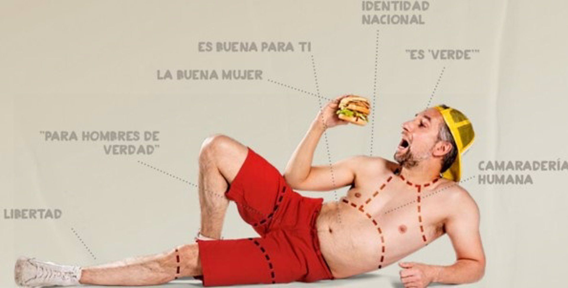 Imagen de la campaña 'Los siete mitos del marketing de la carne' / Imagen: Greenpeace - EP