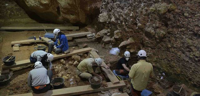 Yacimiento de la Sima del Elefante, donde se hallaron en 2007 los restos humanos más antiguos de Europa Occidental / Foto: Alfons Rodríguez