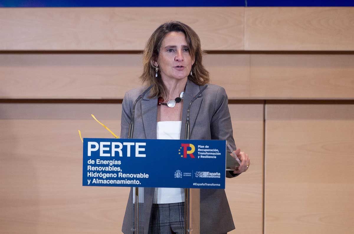 Teresa Ribera, interviene en el acto de presentación del PERTE / Foto: EP