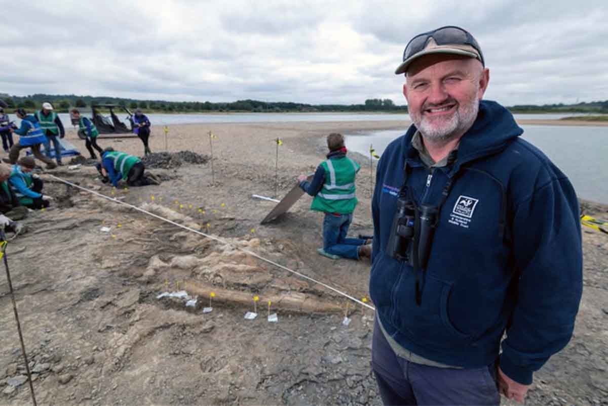 Joe Davis, líder del equipo de conservación en Leicestershire y Rutland Wildlife Trust / Foto: Reserva Natural de Rutland Water