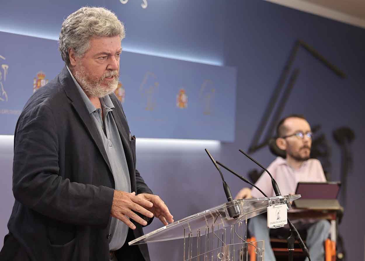 El portavoz de Unidas Podemos pide explicaciones a Planas por querer fomentar la caza en los jóvenes / Foto: E. Parra - EP