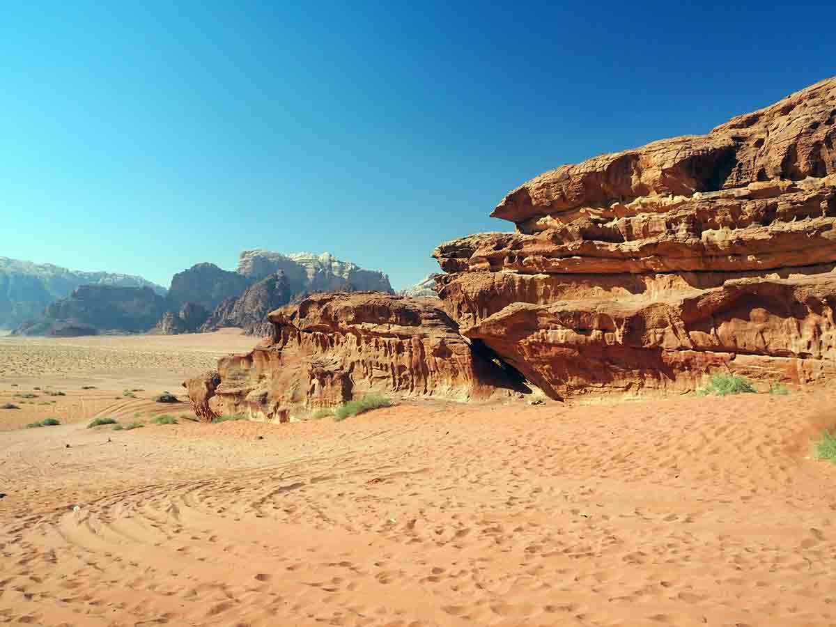 Cañón de arena en el desierto Wadi Rum en el Jordán / Foto: Pablo Jiménez - Pixabay