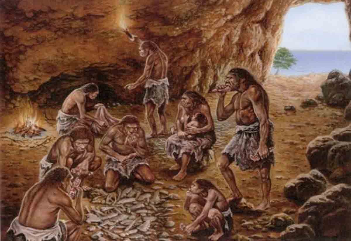Reconstrucción de los pobladores de la Cueva de Lazaret / Imagen: EP