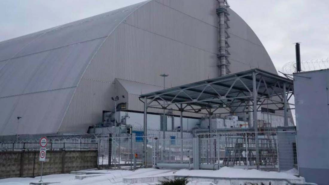 El nuevo sarcófago de 30.000 toneladas protege la central de Chernóbil / Foto: EP