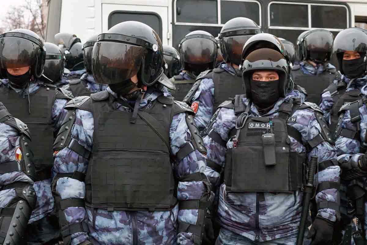 Policía antidisturbios en Moscú, Rusia / Foto: Archivo - EP Policía antidisturbios en Moscú, Rusia / Foto: Archivo - EP