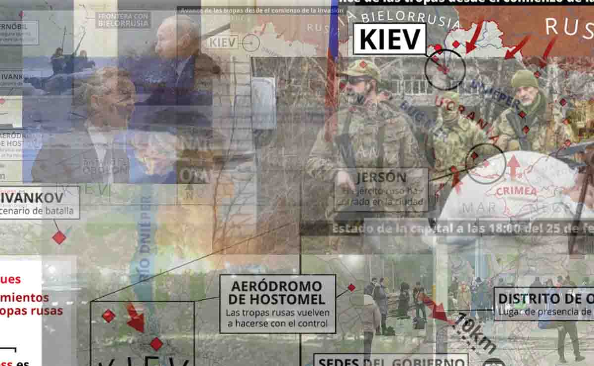 La guerra de Rusia y Ucrania en mapas a 1 de marzo / Imágenes: EP