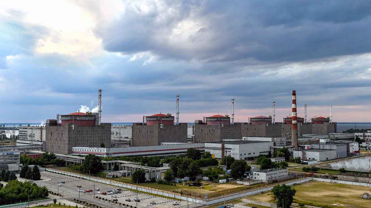 Vista general de la central nuclear de Zaporozhie, Ucrania / Foto: EP