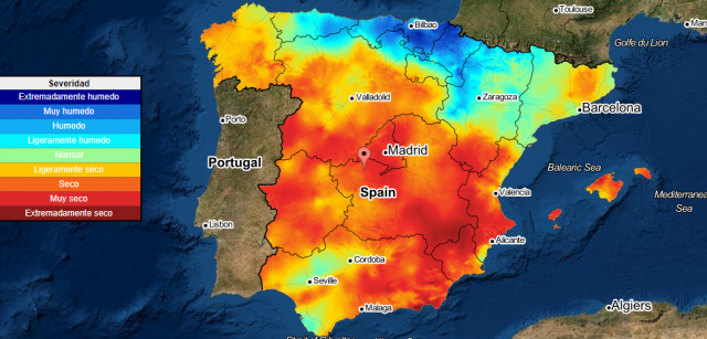 Mapa sequia CSIC