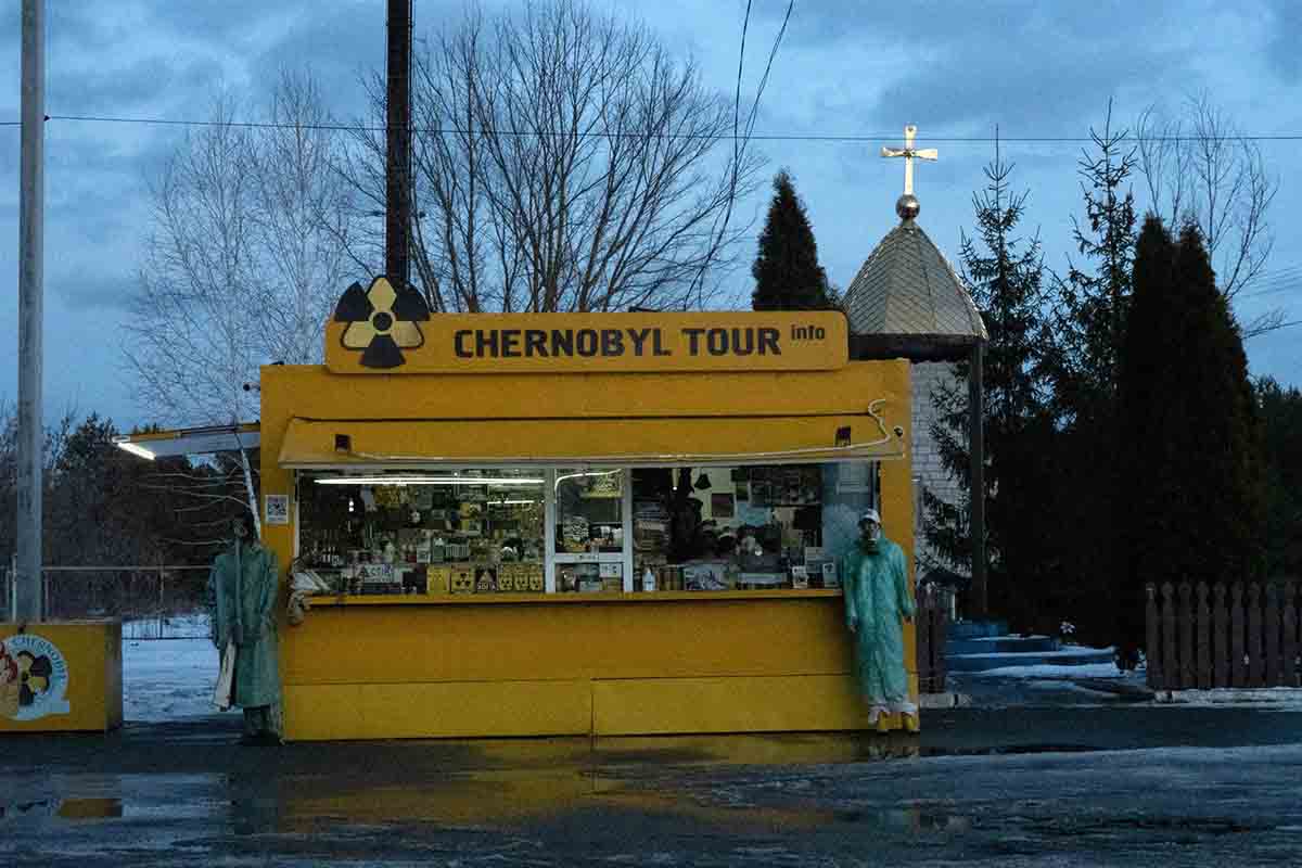 Tienda de recuerdos en la zona de exclusión de Chernóbil / Foto: Archivo - EP