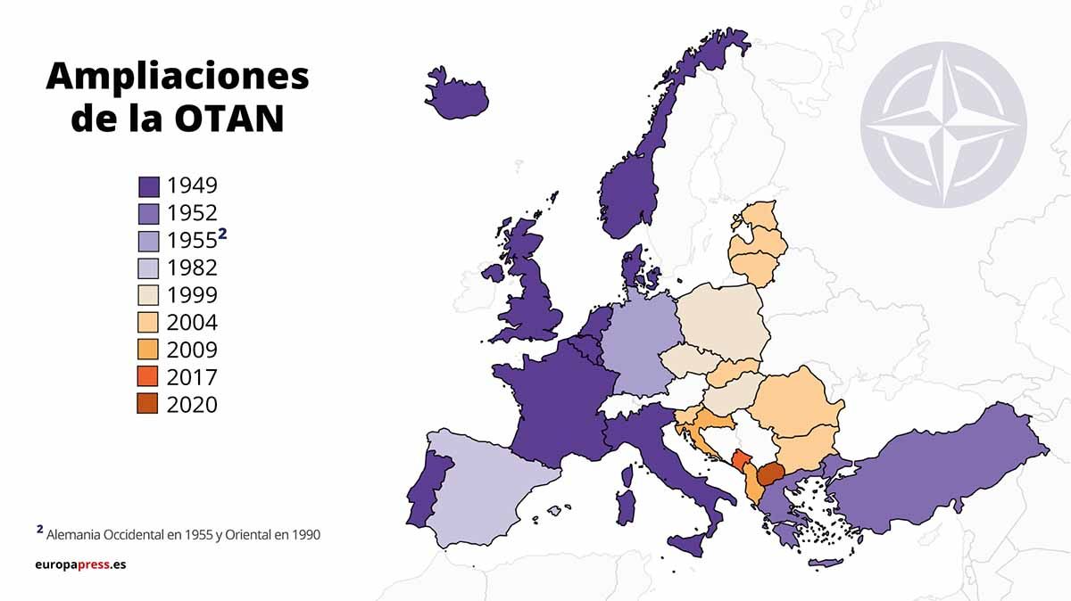 Ampliaciones de la OTAN / Imagen: EP