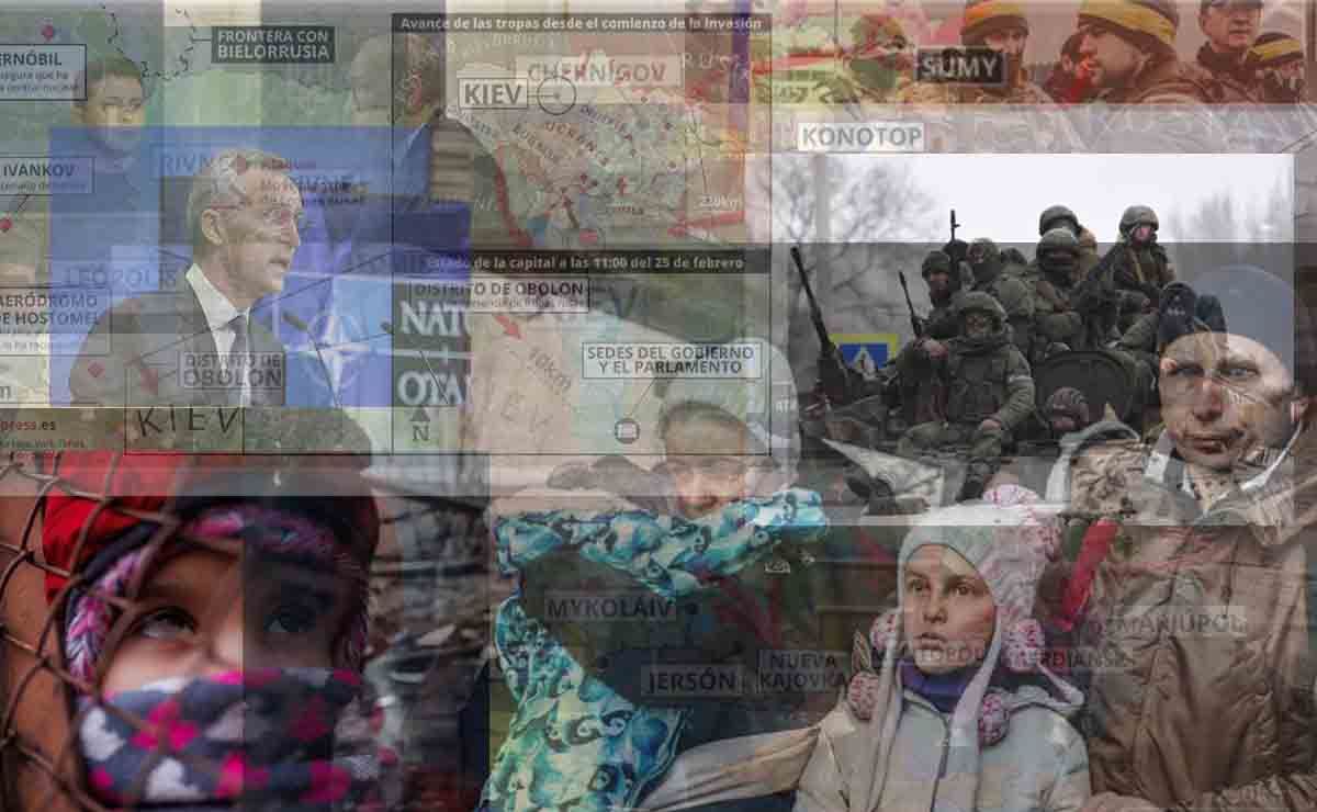 Mapas de los ataques militares en Ucrania a 29 de marzo / Foto: EP