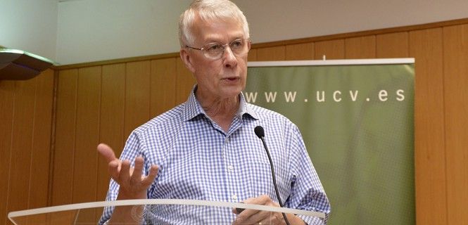 Richard Roberts en la ponencia del pasado jueves / Foto: UCV