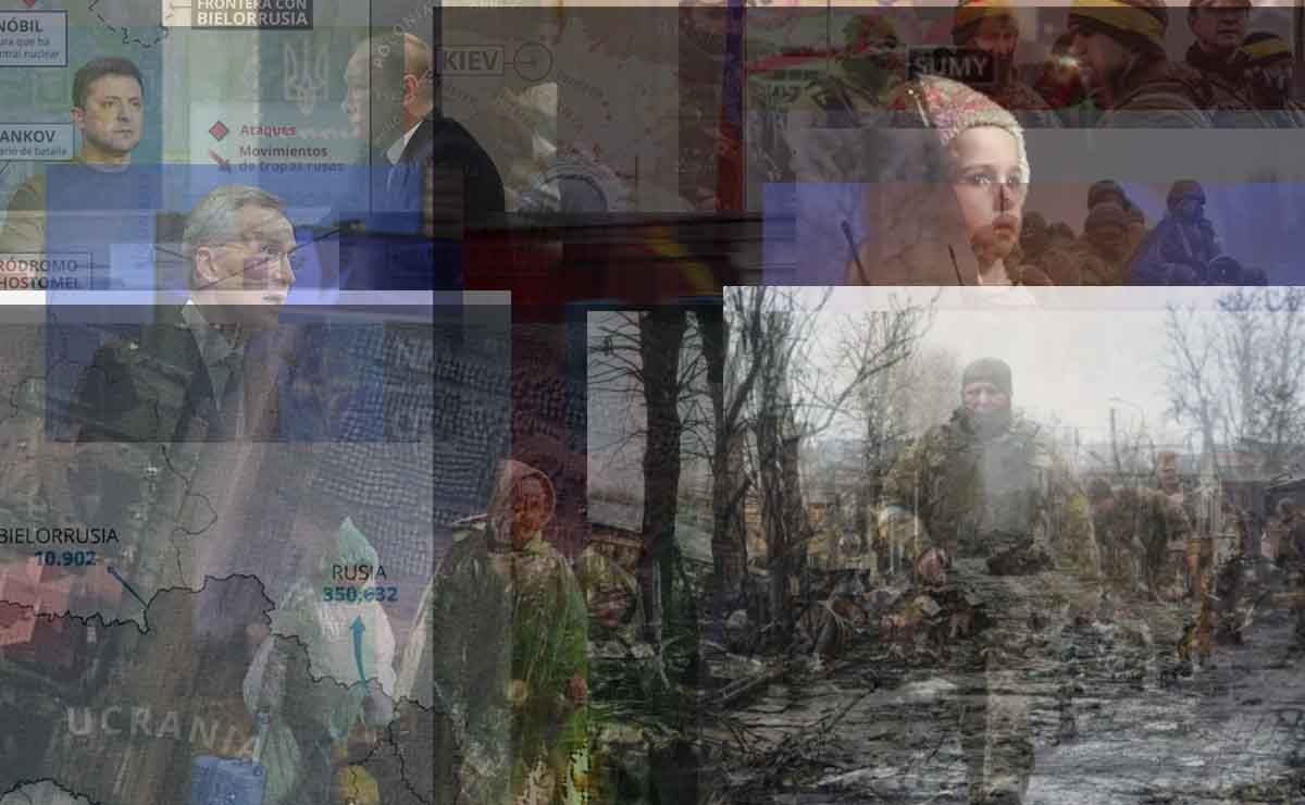 Mapas de los ataques militares en Ucrania a 5 de abril / Imágenes: EP