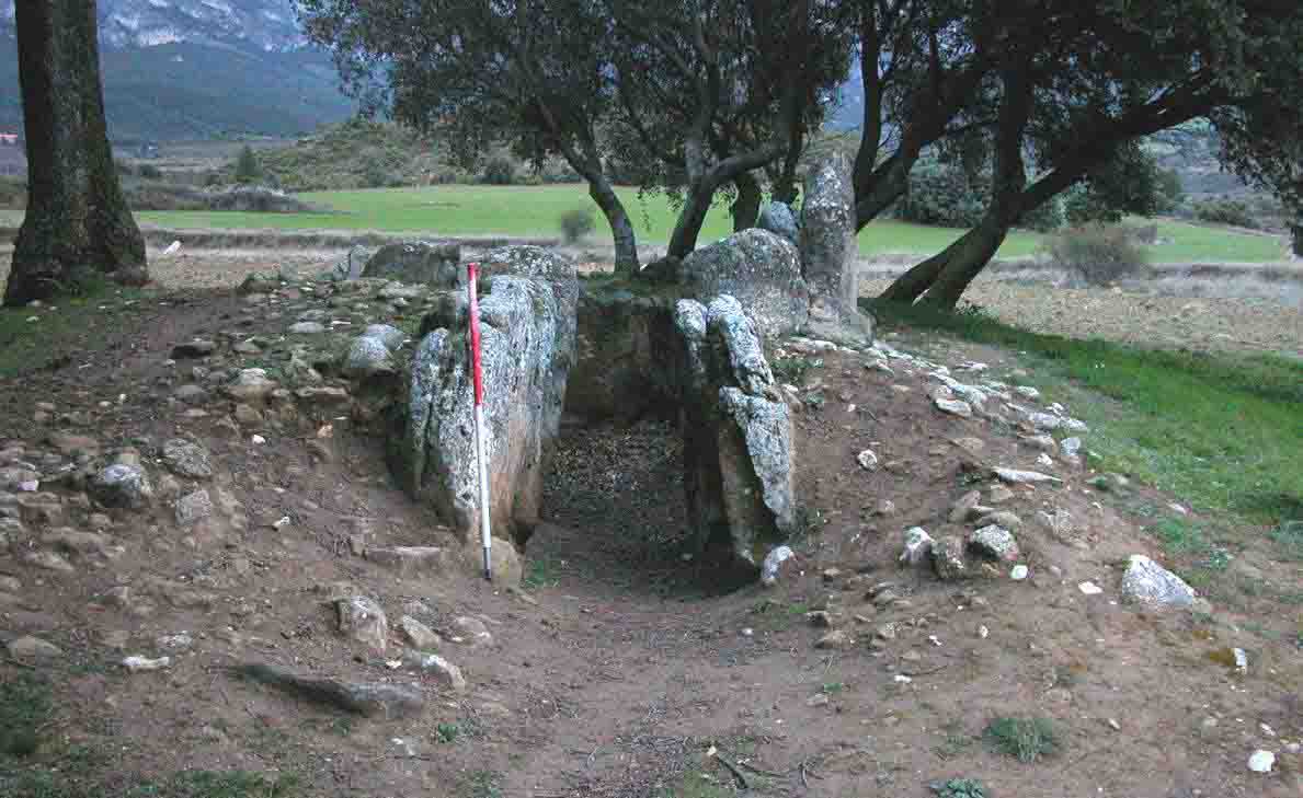 En el dolmen El Sotillo se encontró la primera evidencia de peste en la península ibérica / Foto: Pedro José Lobo - SINC