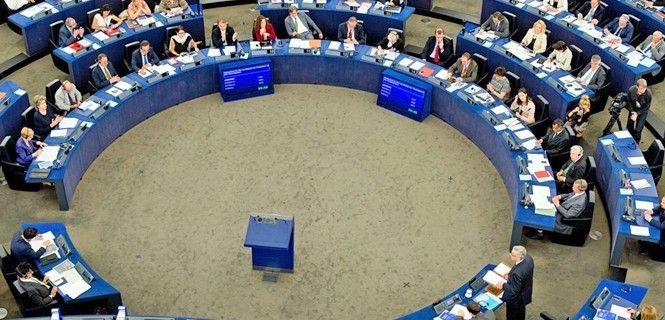 Vista del hemiciclo del Parlamento Europeo / Foto: UE