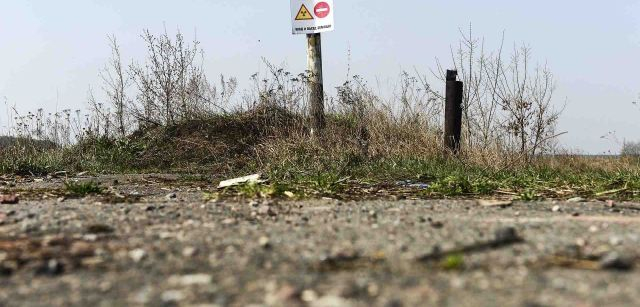 Acceso prohibido a la zona de exclusión, en la región de Gomel, al sureste de Bielorusia / Foto: Alfons Rodríguez