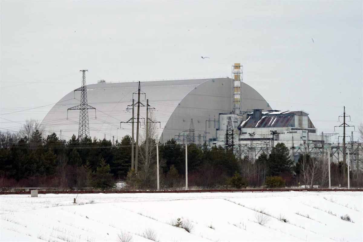 Sarcófago de la central nuclear de Chernóbil, cerca de Kiev, en Ucrania / Foto: EP