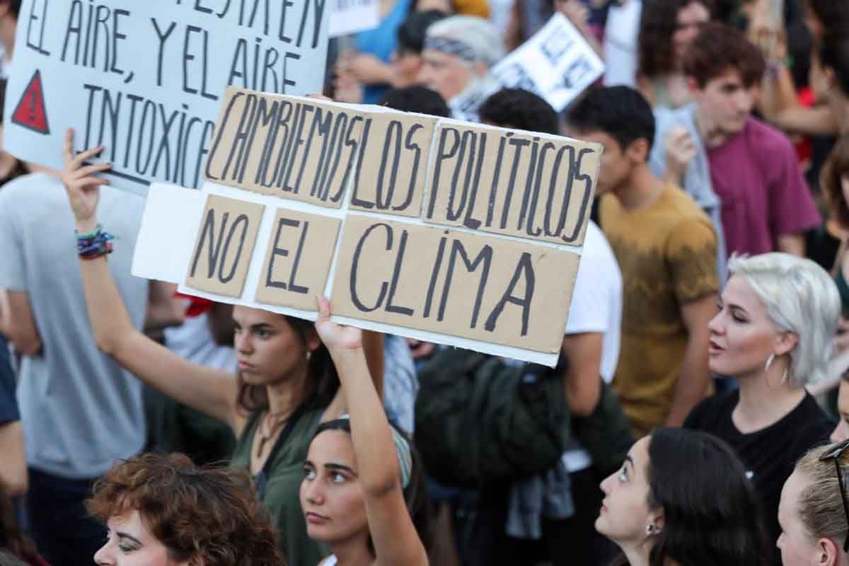 Activistas llaman a la rebelión pacífica el de octubre en Madrid ante la inacción política climática. Extinction Rebellion / Foto: EP