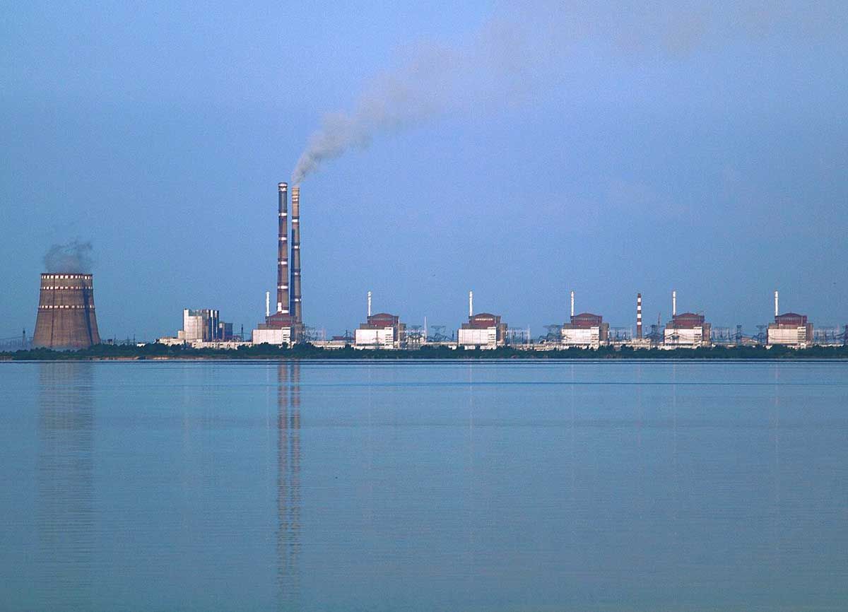 La seguridad en la central nuclear de Zaporiyia. OIEA  / Foto: Wikipedia