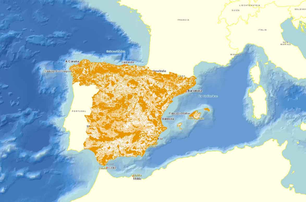 Actualizados los mapas de zonificación ambiental / Imagen: MITECO