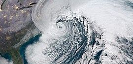 Imagen desde satélite de la tormenta tomada el día 4 de enero / Foto: Wikipedia