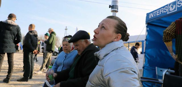 Aleksandra es una refugiada de 39 años que ha abandonados su casa en Jérson por las bombas del conflicto / Foto: FFM - EA