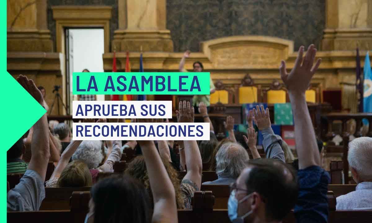 La Asamblea Ciudadana para el Clima aprueba sus recomendaciones / Imagen: ACC - Asamblea Ciudadana para el Clima 