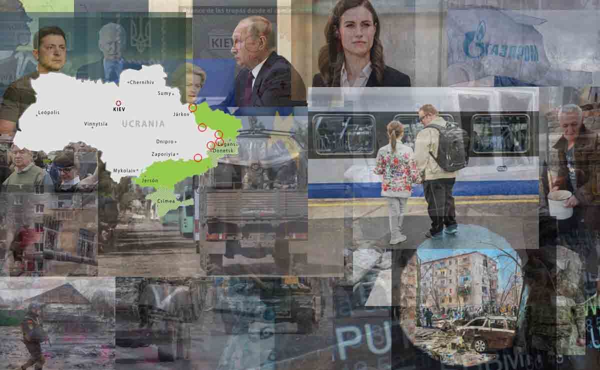 Mapas de los ataques militares en Ucrania a 22 mayo / Imagenes: EP - EA