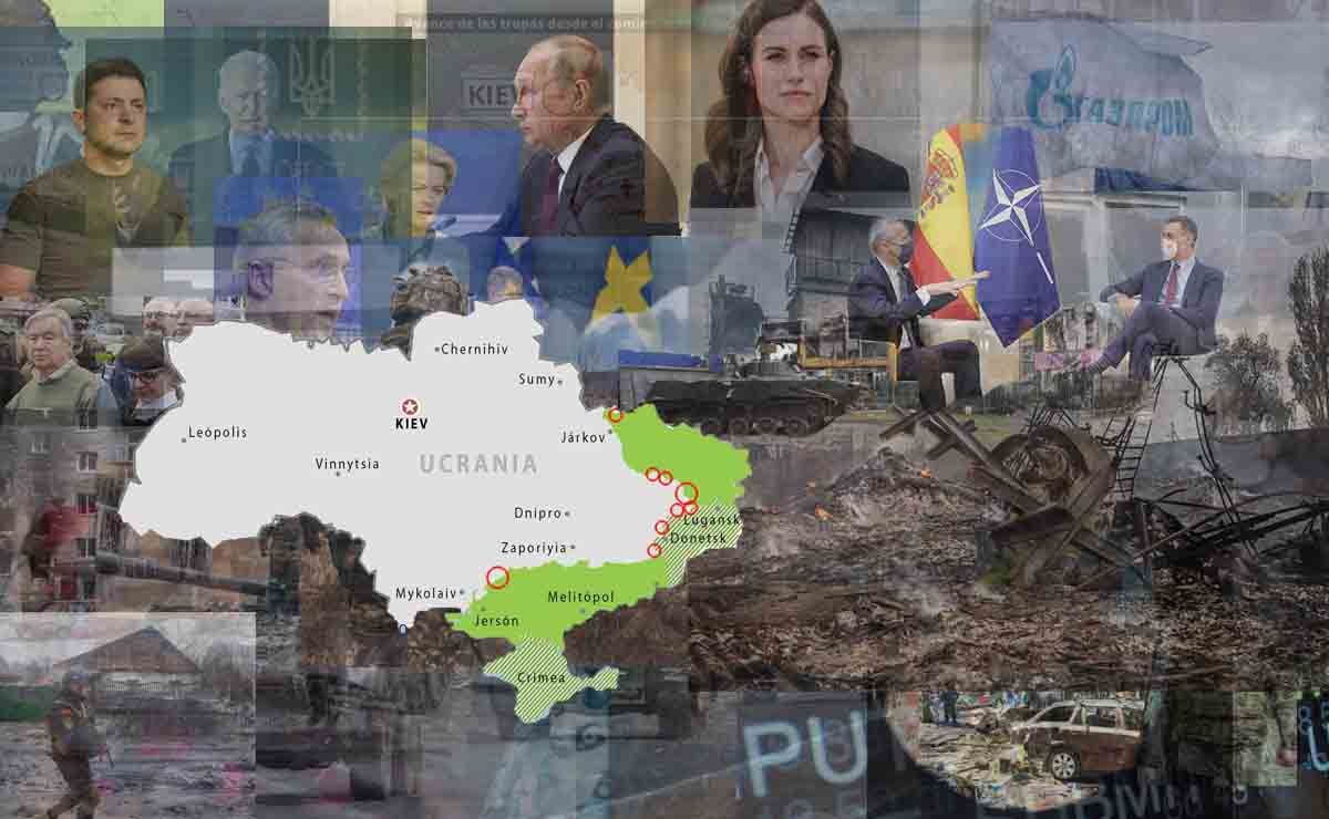 Mapas de los ataques militares en Ucrania a 30 mayo / Imagen: EA